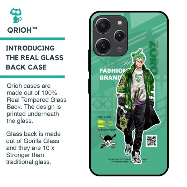 Zoro Bape Glass Case for Redmi 12 Cheap