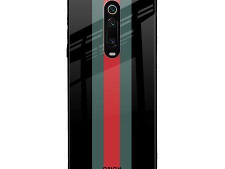 Vertical Stripes Glass Case for Xiaomi Redmi K20 For Discount