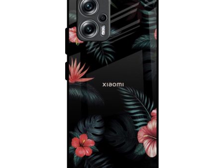 Tropical Art Flower Glass Case for Redmi K50i 5G Online Hot Sale