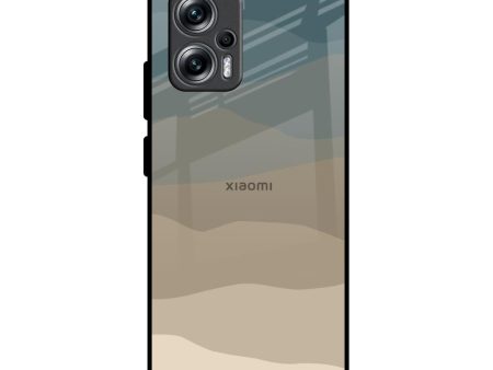 Abstract Mountain Pattern Glass Case for Redmi K50i 5G Online Hot Sale