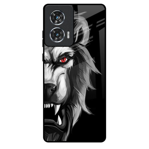 Wild Lion Glass Case for Motorola Edge 50 Fusion 5G For Discount