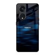 Blue Rough Abstract Glass Case for Oppo Reno8T 5G Discount