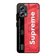 Supreme Ticket Glass Case for Redmi K50i 5G Fashion