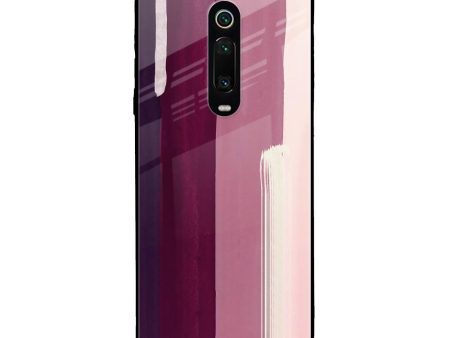 Brush Stroke Art Glass Case for Xiaomi Redmi K20 For Cheap