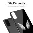 White Angel Wings Glass Case for Xiaomi Redmi K20 Online now