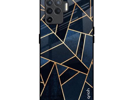 Abstract Tiles Glass Case for Oppo F19 Pro For Discount