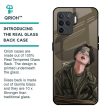 Blind Fold Glass Case for Oppo F19 Pro Online now