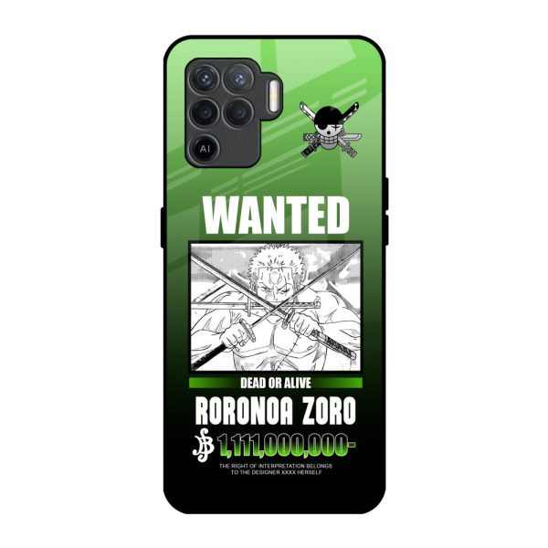 Zoro Wanted Glass Case for Oppo F19 Pro Online Sale