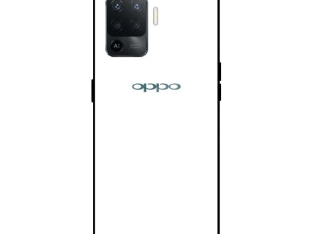 Arctic White Glass Case for Oppo F19 Pro Online now