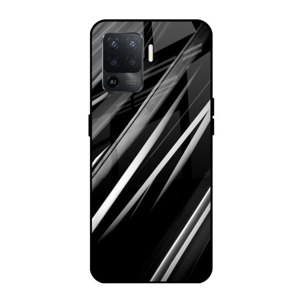 Black & Grey Gradient Glass Case For Oppo F19 Pro Discount