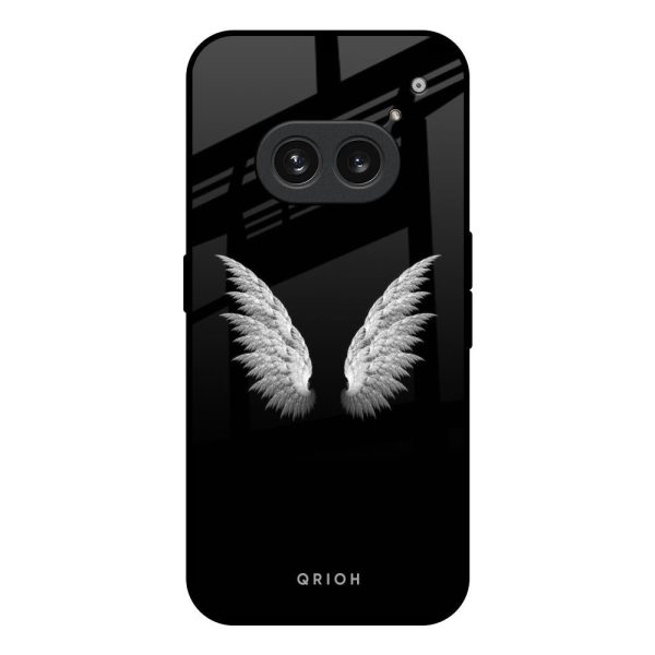 White Angel Wings Glass Case for Nothing Phone 2a 5G Online