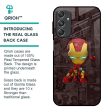 Angry Baby Super Hero Glass Case for Samsung Galaxy M34 5G For Sale