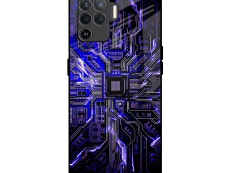 Techno Color Pattern Glass Case For Oppo F19 Pro For Discount