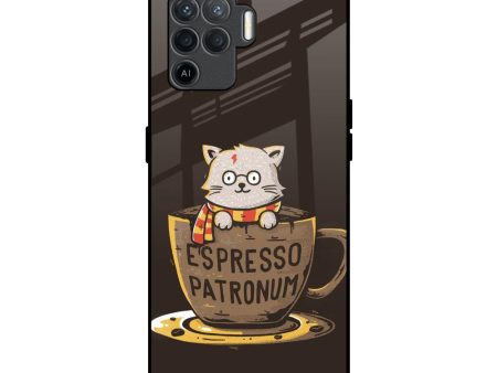 Tea With Kitty Glass Case For Oppo F19 Pro on Sale