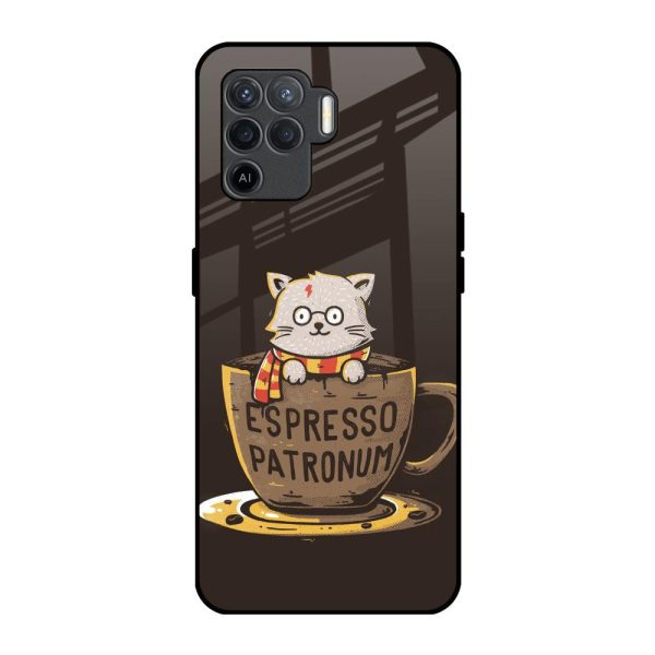 Tea With Kitty Glass Case For Oppo F19 Pro on Sale