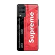 Supreme Ticket Glass Case for Realme 8 Online