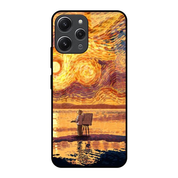 Sunset Vincent Glass Case for Redmi 12 Hot on Sale