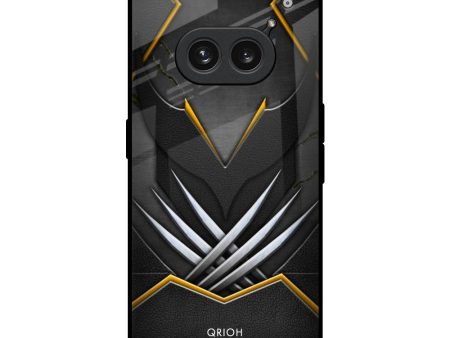 Black Warrior Glass Case for Nothing Phone 2a 5G For Sale