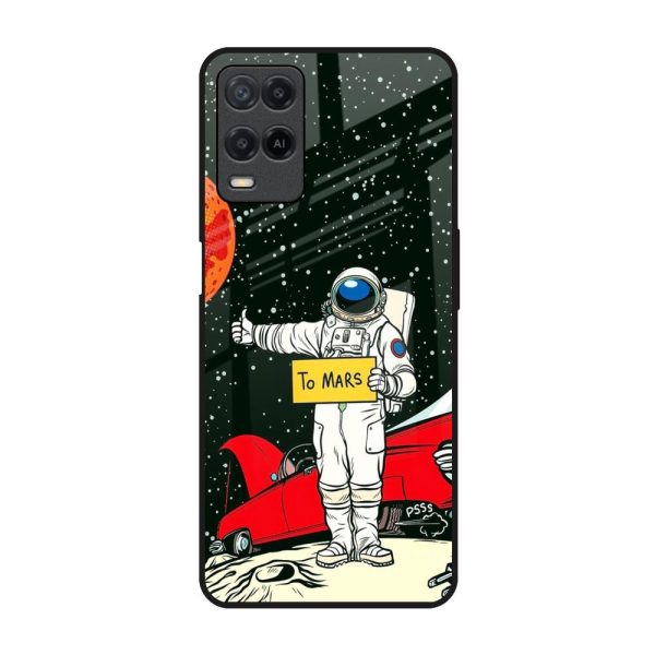 Astronaut on Mars Glass Case for Realme 8 Online