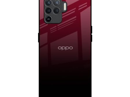 Wine Red Glass Case For Oppo F19 Pro Discount