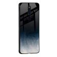 Black Aura Glass Case for Oppo A36 Fashion