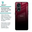 Wine Red Glass Case For Oppo Reno8T 5G Sale