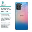 Blue & Pink Ombre Glass case for Oppo F19 Pro Online Sale