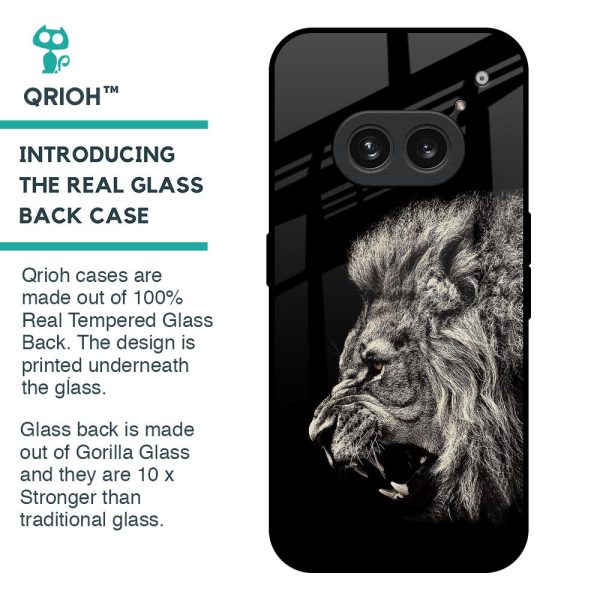 Brave Lion Glass Case for Nothing Phone 2a 5G For Discount