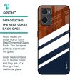 Bold Stripes Glass Case for Oppo A96 For Sale