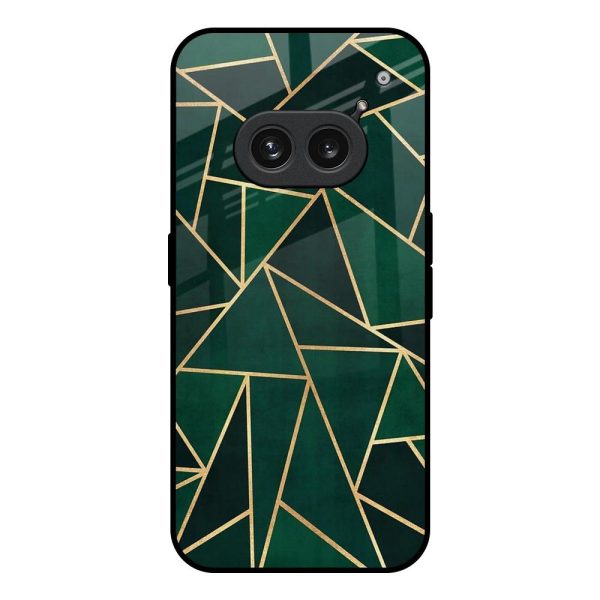 Abstract Green Glass Case For Nothing Phone 2a Plus For Cheap