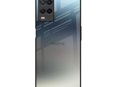 Tricolor Ombre Glass Case for Realme 8 Sale