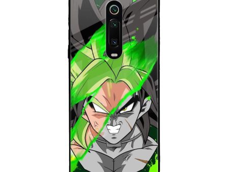 Anime Green Splash Glass Case for Xiaomi Redmi K20 Fashion