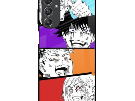 Anime Sketch Glass Case for Samsung Galaxy M34 5G Sale