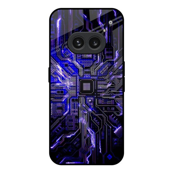 Techno Color Pattern Glass Case For Nothing Phone 2a 5G Sale