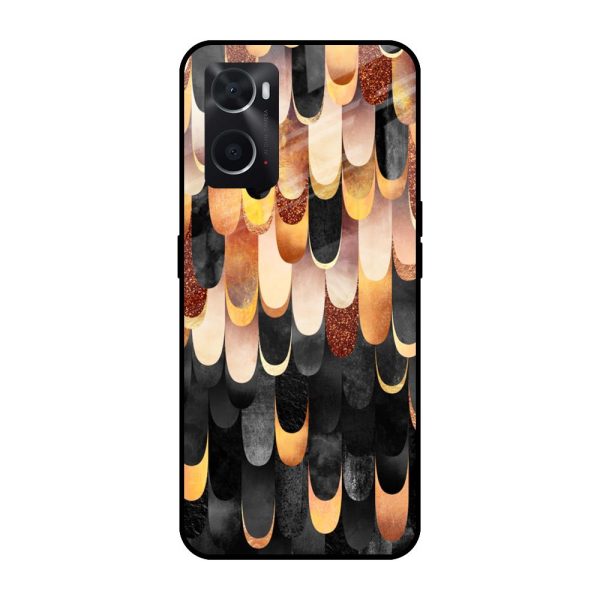 Bronze Abstract Glass Case for Oppo A36 Sale