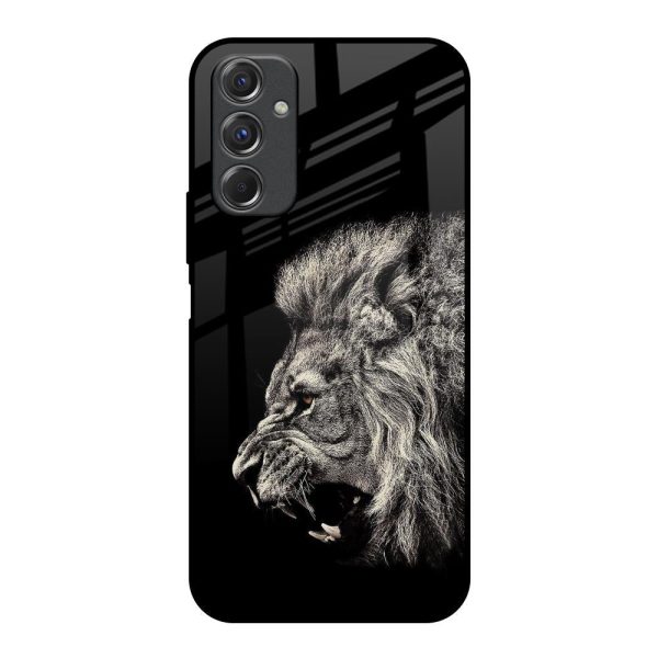 Brave Lion Glass Case for Samsung Galaxy F34 5G For Discount