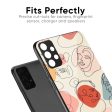 Abstract Faces Glass Case for Oppo F19 Pro For Discount