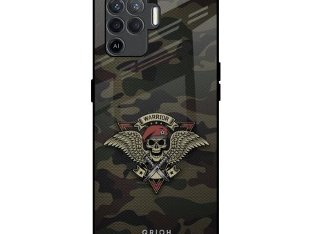 Army Warrior Glass Case for Oppo F19 Pro For Discount