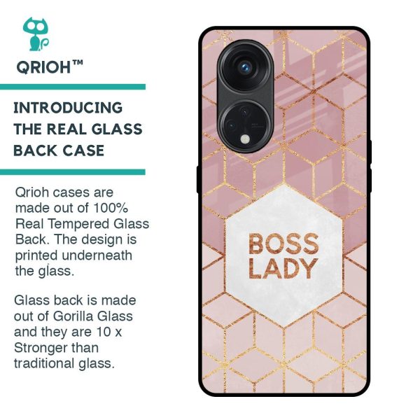 Boss Lady Glass Case for Oppo Reno8T 5G Sale