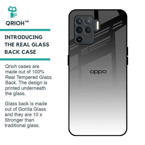 Zebra Gradient Glass Case for Oppo F19 Pro For Sale