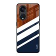 Bold Stripes Glass Case for Oppo Reno8T 5G Fashion