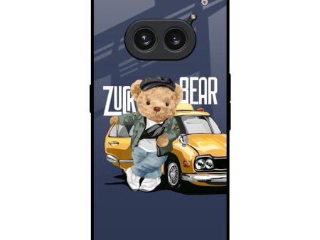 Adventurous Bear Glass Case for Nothing Phone 2a 5G Fashion