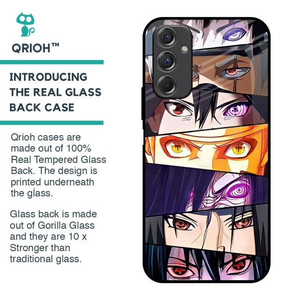 Anime Eyes Glass Case for Samsung Galaxy F34 5G For Discount