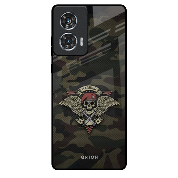 Army Warrior Glass Case for Motorola Edge 50 Fusion 5G For Discount