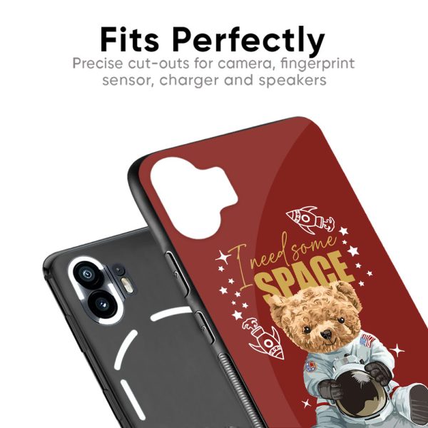 Astronaut Bear Glass Case for Nothing Phone 2a 5G Online Sale