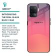 Sunset Orange Glass Case for Oppo F19 Pro Fashion