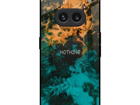 Watercolor Wave Glass Case for Nothing Phone 2a Plus For Cheap