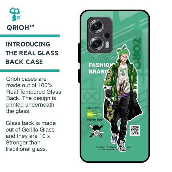 Zoro Bape Glass Case for Redmi K50i 5G Fashion