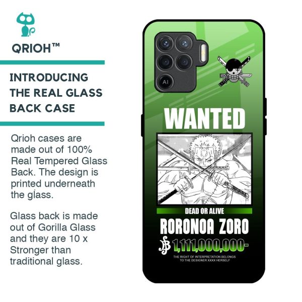 Zoro Wanted Glass Case for Oppo F19 Pro Online Sale