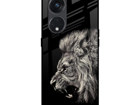 Brave Lion Glass Case for Oppo Reno8T 5G Discount